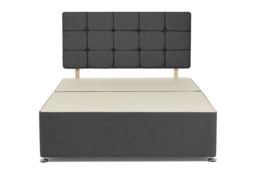 Premium Divan Bed with Storage Drawers & Grey Fabric Headboard - All Sizes - thumbnail 7