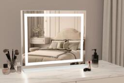 Vanity Mirror with Adjustable LED Lights & Touch Control - thumbnail 2