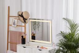 Vanity Mirror with Adjustable LED Lights & Touch Control - thumbnail 3