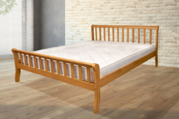 Milan Traditional Solid Wood Oak Bed Frame - Double & King Size - thumbnail 3