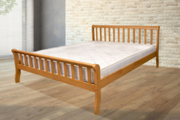 Milan Traditional Solid Wood Oak Bed Frame - Double & King Size - thumbnail 7