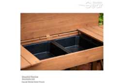 Garden Gear Premium Hardwood Potting Bench with Expandable Storage & Multi-Level Shelving - thumbnail 3