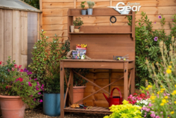 Garden Gear Premium Hardwood Potting Bench with Expandable Storage & Multi-Level Shelving - thumbnail 6