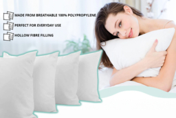PRICE DROP! Luxury Hollowfibre Cushion Pads - Breathable, Hypoallergenic, Durable - 5 Sizes & Multipack Options - thumbnail 6