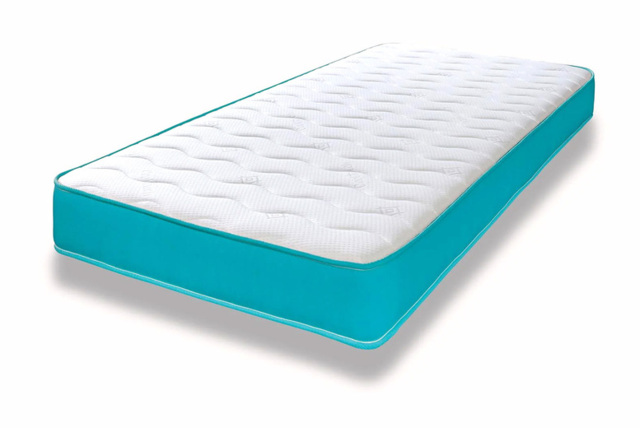 PRICE DROP! Children's Aqua Blue Memory Foam Mattress - Fun, Safe & Supportive - image 1