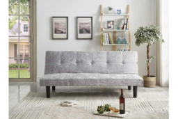 Crushed Velvet 3-Seater Reclining Sofa Bed - Modern Convertible, Space-Saving Velvet Sofa - thumbnail 7