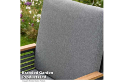 6 Seater Aluminium Weather-Resistant Garden Dining Set - Modern Anthracite Outdoor Furniture - thumbnail 7
