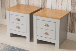 Pair Of Heritage Style Bedside Tables - 2 Colours - thumbnail 7