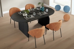Orchid Oval Dining Table Set - 2 Colours & 3 Options - thumbnail 2
