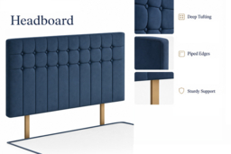 Boston Divan Bed - Multiple Sizes and Colours - thumbnail 8