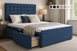 Boston Divan Bed - Multiple Sizes and Colours - thumbnail 2