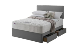 PRICE DROP! Grey Ottoman Divan Bed - Storage & Mattress - thumbnail 7