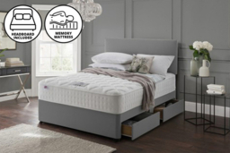 PRICE DROP! Grey Ottoman Divan Bed - Storage & Mattress - thumbnail 8