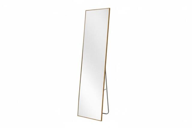PRICE DROP! Modern Slim Frame Full-Length Mirror with HD Glass - Gold Frame - image 1