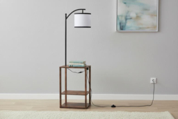 2-in-1 Floor Lamp & Side Table with Built-In USB Port - thumbnail 7