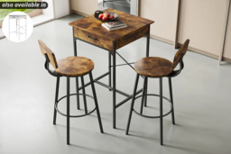 Bar Table With Built-in Charging and Drawer Storage - thumbnail 6