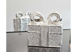 Handcrafted Modern Ceramic Crushed Gift Box Table Ornament - Decorative Home Sculpture - thumbnail 8