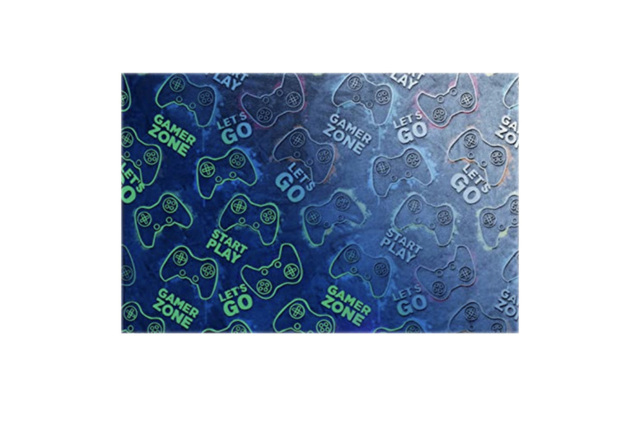 Glow-in-the-Dark Plush Throw Blanket - Soft Fleece, Four Sizes, Grey, Luminous Stars - image 1