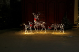 LED Reindeer Family Christmas Garden Lights - Outdoor Festive Decor, 3 Sizes - thumbnail 6