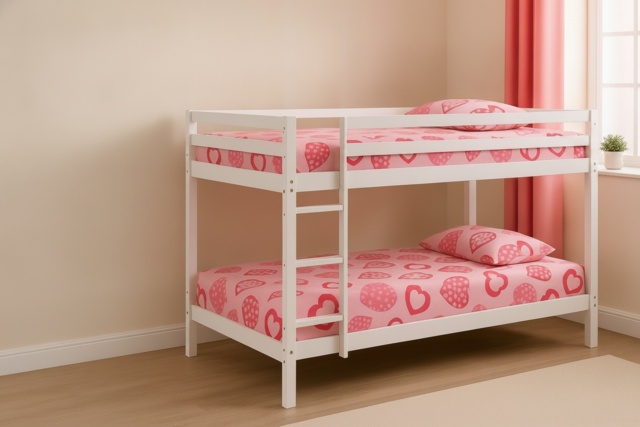 Kids Wooden Zara Bunk Bed - Safe, Fun & Space-Saving - image 1