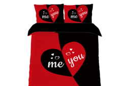 Luxury Microfibre Romantic Duvet Cover Set - Soft, Breathable & Machine Washable - 3 Sizes, 3 Valentine Designs