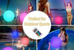 Waterproof Remote Control LED Garden Globe Lights - 16 Colours, IP68 - thumbnail 7