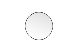 Nordic Round Bathroom Mirror with Sturdy Frame and Defogging Feature