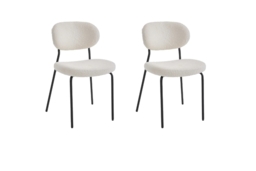 2-Piece Upholstered Dining Chair Set - thumbnail 1
