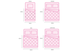 Luxury All Seasons Coverless Duvet - Ultra-Soft Microfibre, Box Stitched, Machine Washable, Hypoallergenic - Single to Super King - thumbnail 7