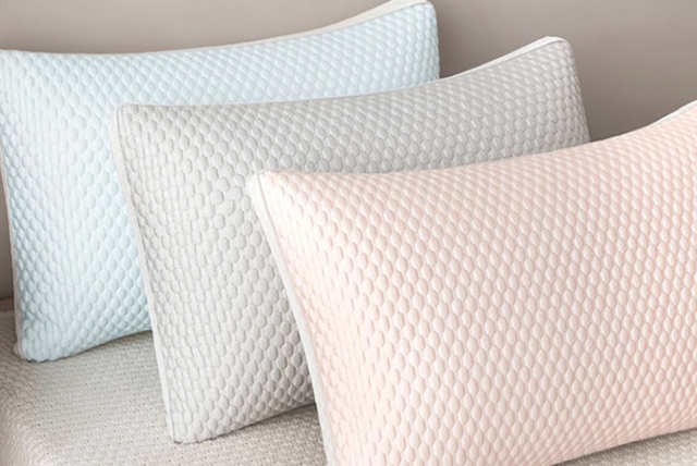 Ice Silk Cooling Bed Pillow - Breathable, Ergonomic Support, 3 Sizes & Colours - image 1