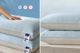 Ice Silk Cooling Bed Pillow - Breathable, Ergonomic Support, 3 Sizes & Colours - thumbnail 7