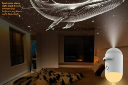 Mini Projector Night Light with Soothing Starry Sky Projections - thumbnail 8