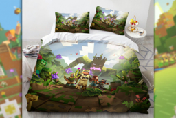 Minecraft  3D Microfibre Bedding Set - Machine Washable, Hypoallergenic, 3 Sizes, 5 Designs - thumbnail 1