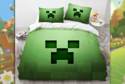 Minecraft  3D Microfibre Bedding Set - Machine Washable, Hypoallergenic, 3 Sizes, 5 Designs - thumbnail 8