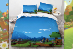 Minecraft  3D Microfibre Bedding Set - Machine Washable, Hypoallergenic, 3 Sizes, 5 Designs - thumbnail 7