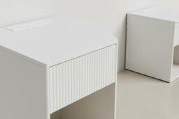 Set of 2 Bedside Tables with Charging Station & RGB Light Strip - thumbnail 4