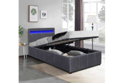 Prado Ottoman Bed Frame with LED, Storage & Sturdy Modern Base - thumbnail 8