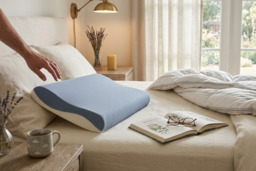 8cm or 12cm Dual-Sided & Cooling Hydro Foam Gel Pillow - Single or Pair Options - thumbnail 3