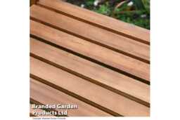 Acacia Wood Foldable 2-Seater Garden Bench - Weather-Resistant Outdoor Furniture - thumbnail 4