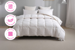 Or 13.5 Tog Goose Feather & Down Duvet - 4 Sizes - thumbnail 7