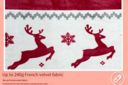 Luxury Double-Layer Flannel Christmas Blanket - Thick Reversible Sherpa Fleece, Ultra-Soft, Machine Washable, Festive Throw (152x127cm or 150x200cm) - thumbnail 8