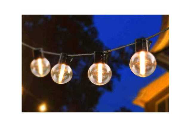 Solar LED String Lights - Waterproof Outdoor Garden Lighting, 20 Bulbs - image 1