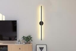 Minimalist Straight LED Wall Light with Warm Glow - thumbnail 2