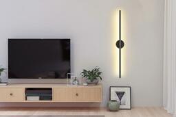 Minimalist Straight LED Wall Light with Warm Glow - thumbnail 3