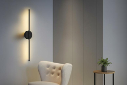 Minimalist Straight LED Wall Light with Warm Glow - thumbnail 8