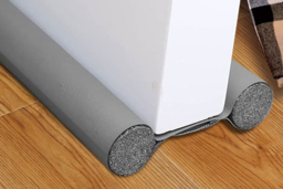 Double-Sided Faux Leather Door Draft Excluder - Modern Insulated Home Decor, 93cm, Noise & Odour Blocker - thumbnail 8