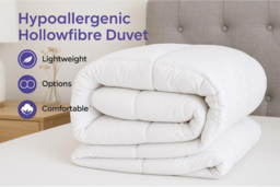 Hypoallergenic Hollowfibre Winter Duvet - Warm, Lightweight & UK-Made - 10.5, 13.5, or 15 Tog, All Sizes - thumbnail 6