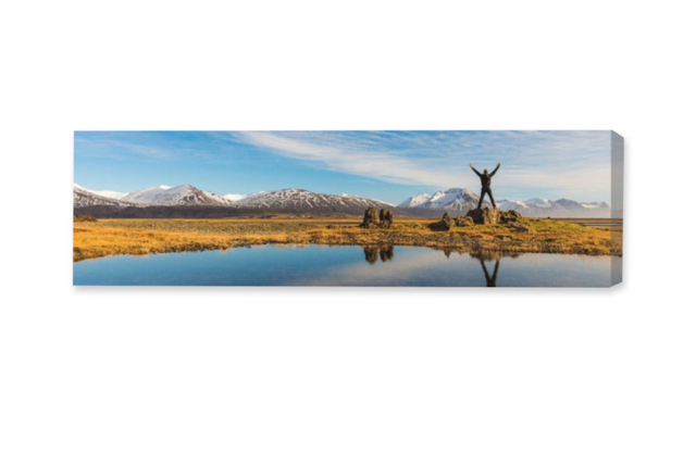 Personalised Panoramic Wall Art Canvas - Handcrafted, Premium Polyester, 76.2cm x 25.4cm Modern Home Decor - image 1
