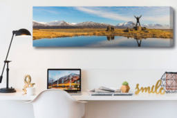 Personalised Panoramic Wall Art Canvas - Handcrafted, Premium Polyester, 76.2cm x 25.4cm Modern Home Decor - thumbnail 3