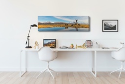 Personalised Panoramic Wall Art Canvas - Handcrafted, Premium Polyester, 76.2cm x 25.4cm Modern Home Decor - thumbnail 4
